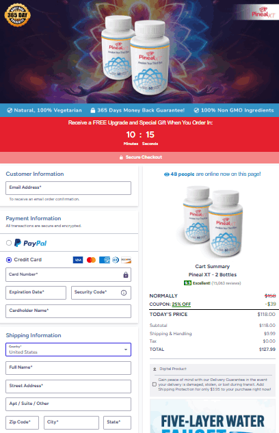 Pineal XT Checkout